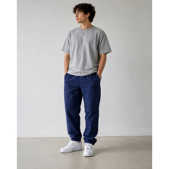 Nike Other - Vintage Niki SB Windbreaker Track Pants Mens Medium Navy Blue Mesh Lined Y2K